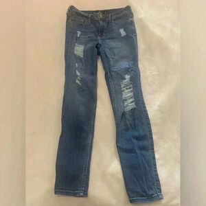 Hollister Mid Rise Super Skinny Jeans 3S W26 L 26 Soft Stretch